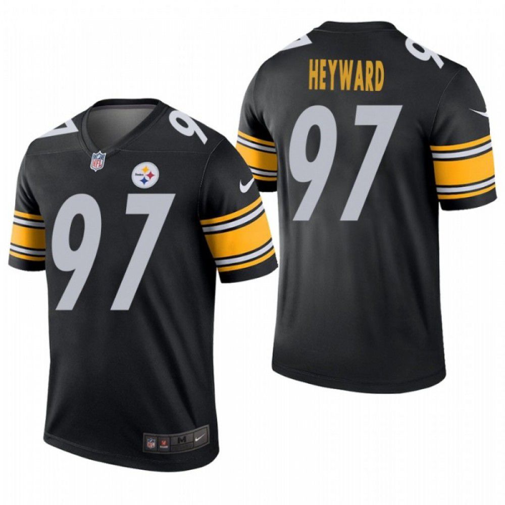 Men Pittsburgh Steelers 97 Cameron Heyward Nike Black Legend NFL Jersey
